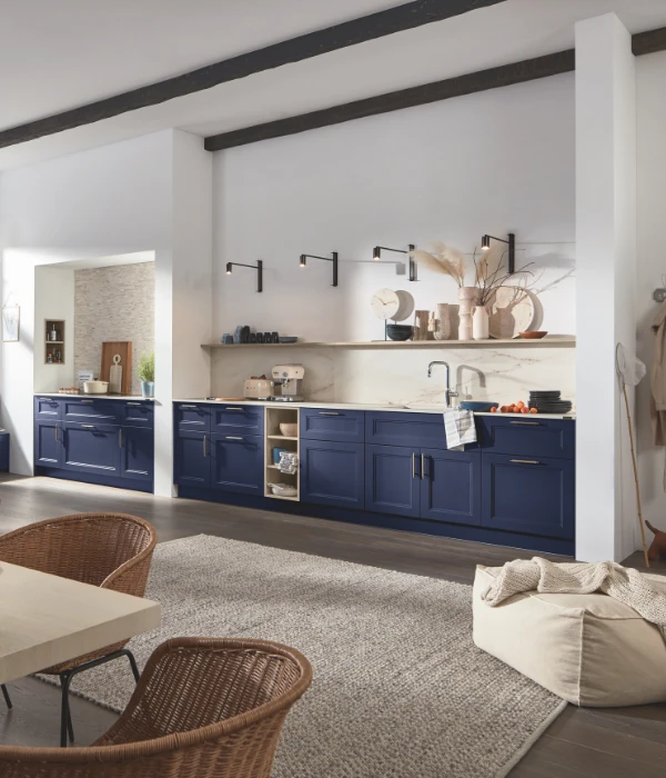 aménagement cuisine en i en longueur