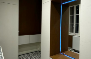 Aménagement d’entrée sur mesure à Valence – Design épuré et fonctionnel